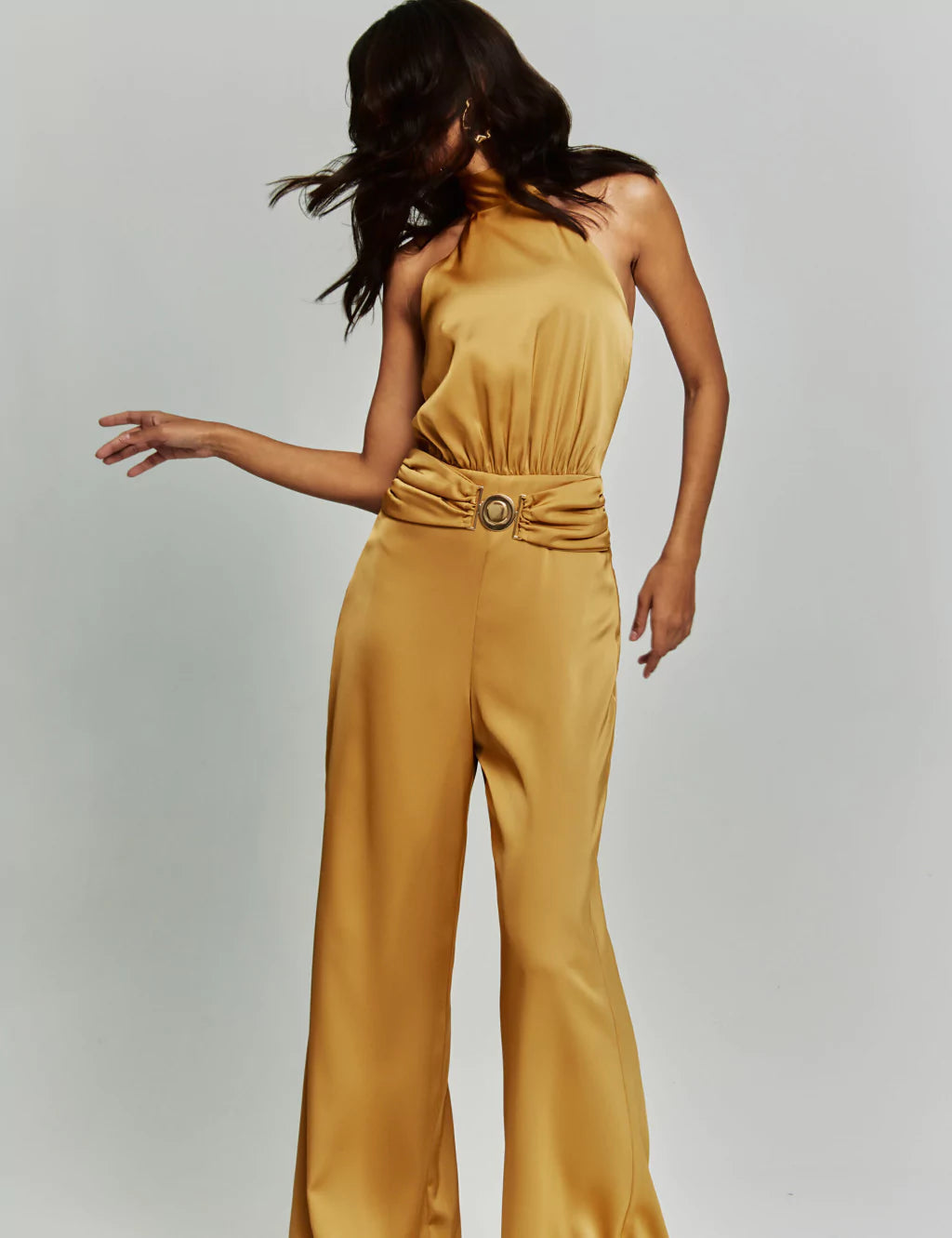 Macacão Pantalona Golden Lumivé